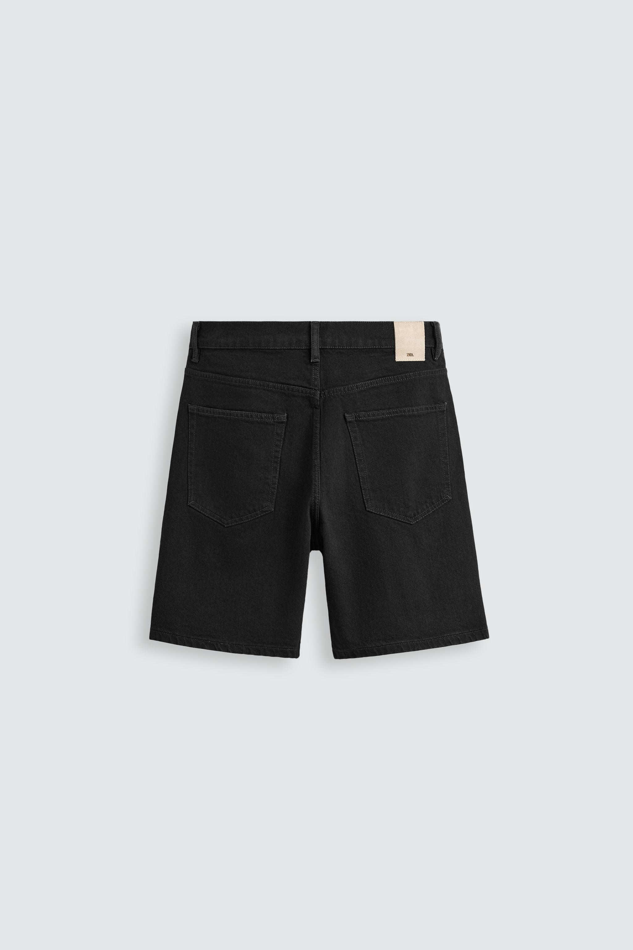 REGULAR FIT DENIM SHORTS